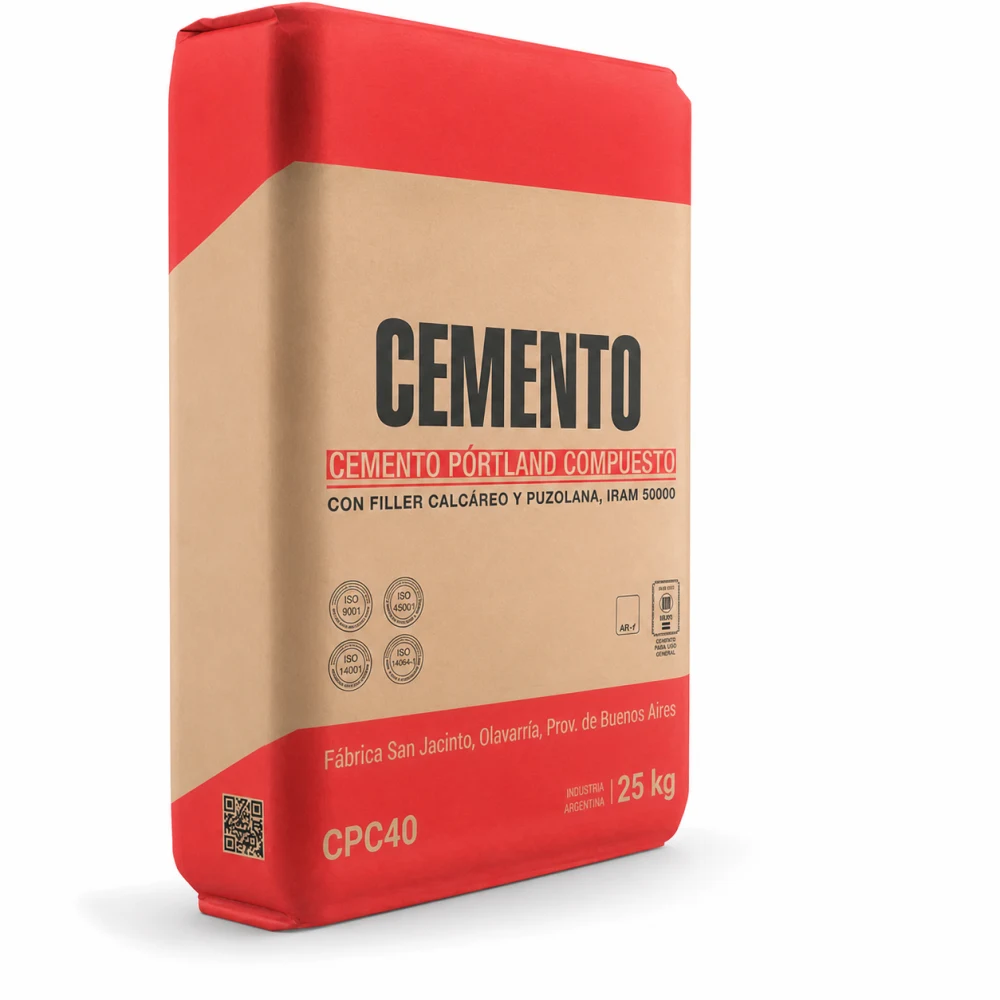 Bolsa de cemento sin marca comercial